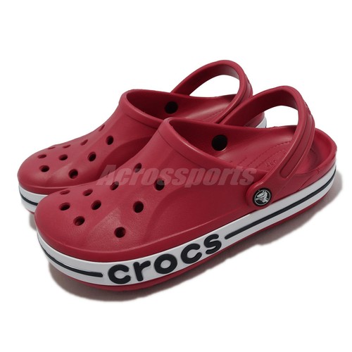 Crocs Bayaband Clog Красный Белый Черный Мужские сандалии унисекс без шнурков 205089-6HC