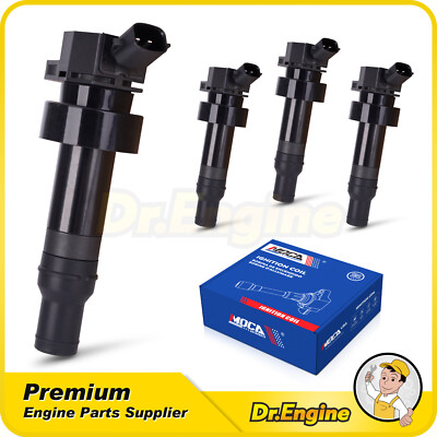 UF652 4x Ignition Coils fit Kia Rio Soul Turbo Hyundai Accent Veloster 1.6L