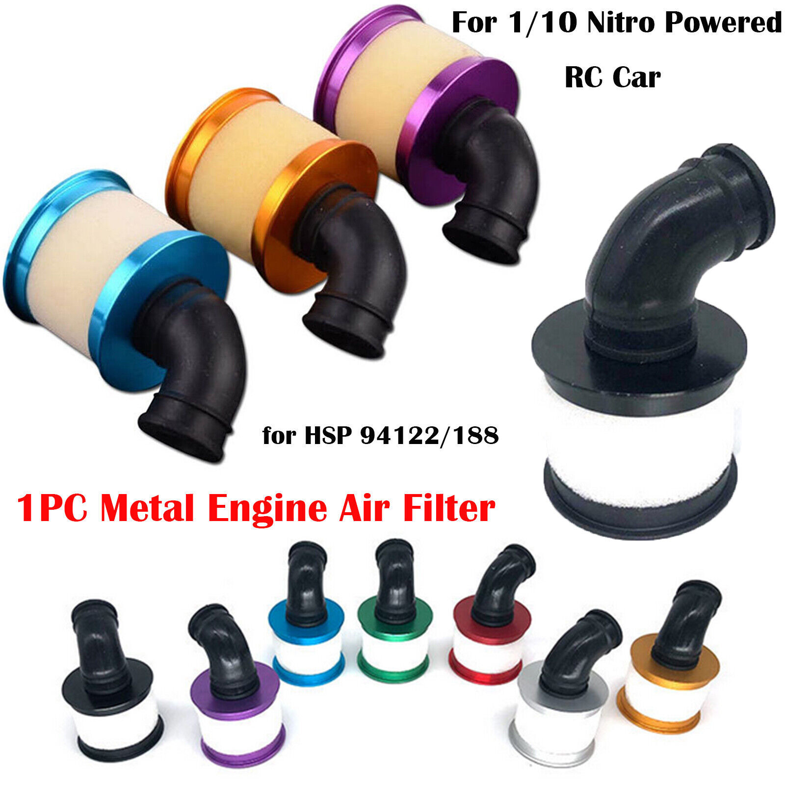 Buretor Filter For 1/10 Nitro Powered Rc Car