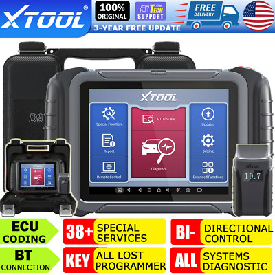XTOOL D7 D8-BT D9-BT A30M Automotive Diagnostic Scanner Bidirectional Scan Tool