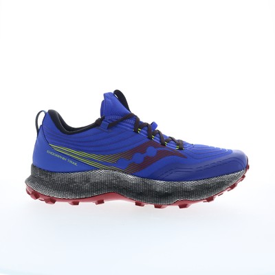 Saucony Endorphin Trail S20647-25 Mens Blue Canvas Athletic Hiking Shoes 14