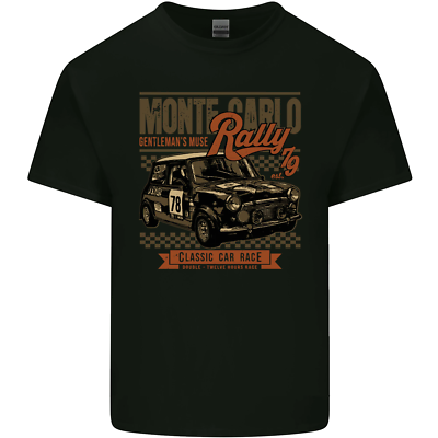 Monte Carlo Rally 79 Mini Car Enthusiast Kids T-Shirt Boys Girls