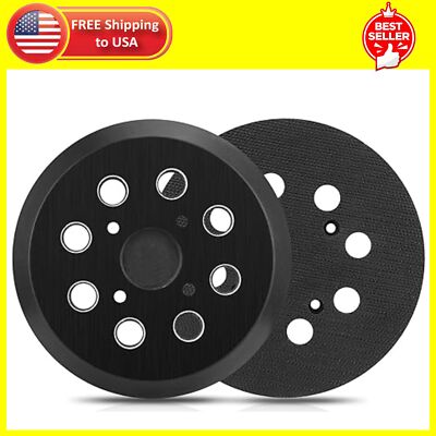 Sander Pad for Ridgid, 2 Pack 5 Inch 8 Hole Orbital Sander Pad for Ridgid R26...