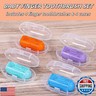 NFSVLB Finger Tooth Brushing Baby Toothbrush 4 Pcs with 4 Travel Storage Case,Food Grade Silicone Baby Finger Toothbrush,Soft Infant Toothbrushes for Toddlers 6-36,Infant Oral Cleaner,Gum Brush
