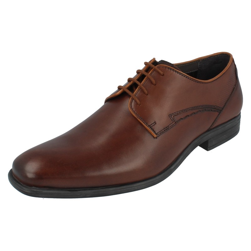 Vente Hommes Kane Maddow Cuir Marron Chaussures Ã  Lacets Par Hush Puppies Now