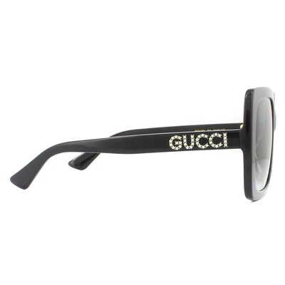 Pre-owned Gucci Sunglasses Gg0418s 001 Black Gray Gradient