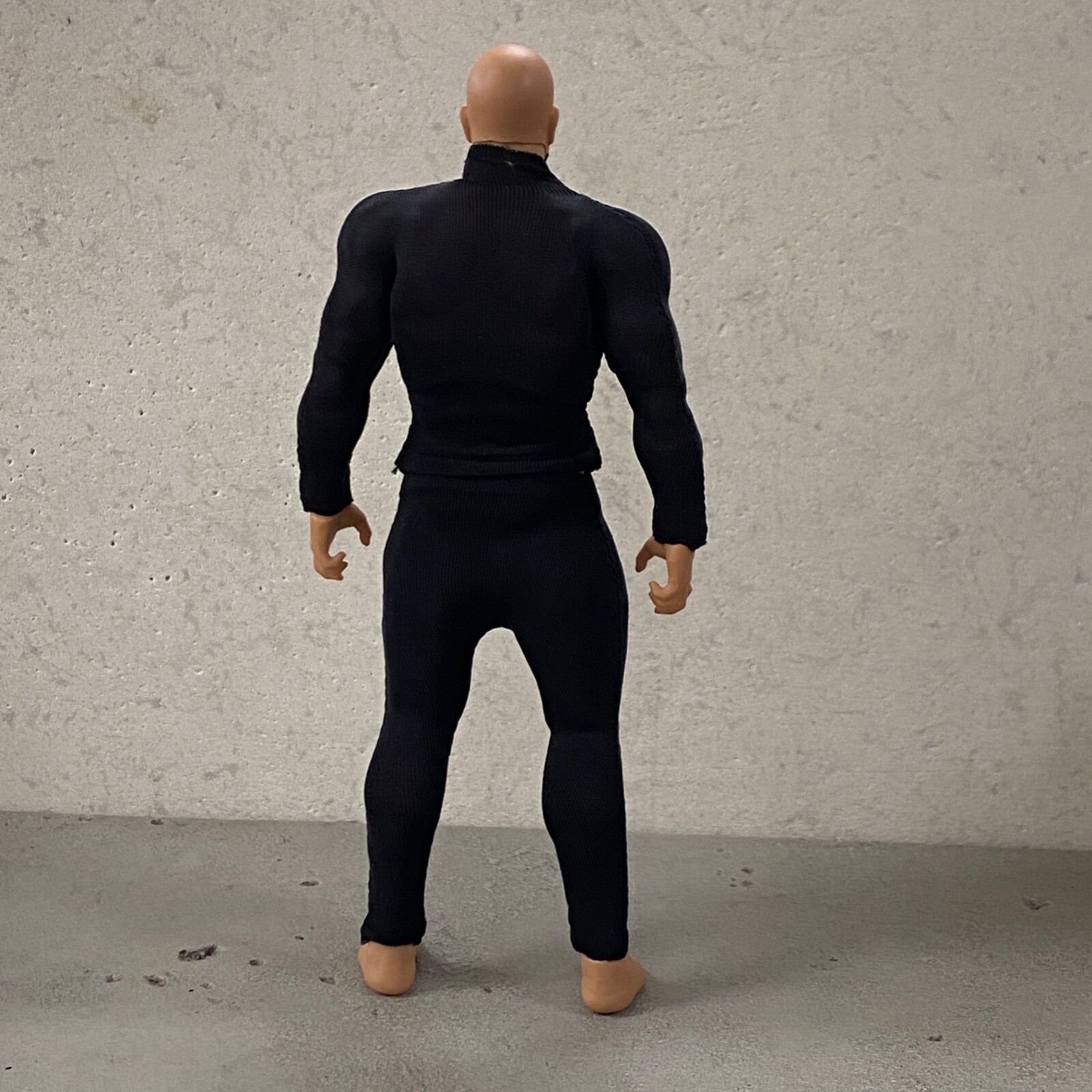 SU-BS-BK: 1/12 Black body suit for Mezco GWToys VToys 6" muscular body