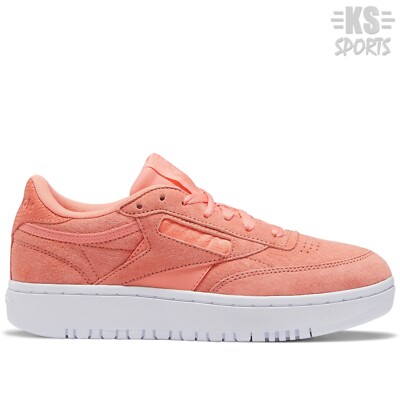 Reebok Club C Double 'Twisted Coral' Women's Leather Lifestyle Shoes FZ0848