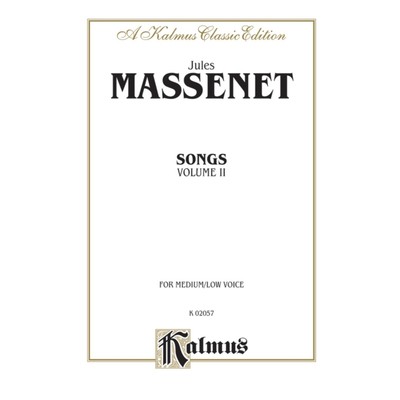 Sheet Music Massenet Jules - 