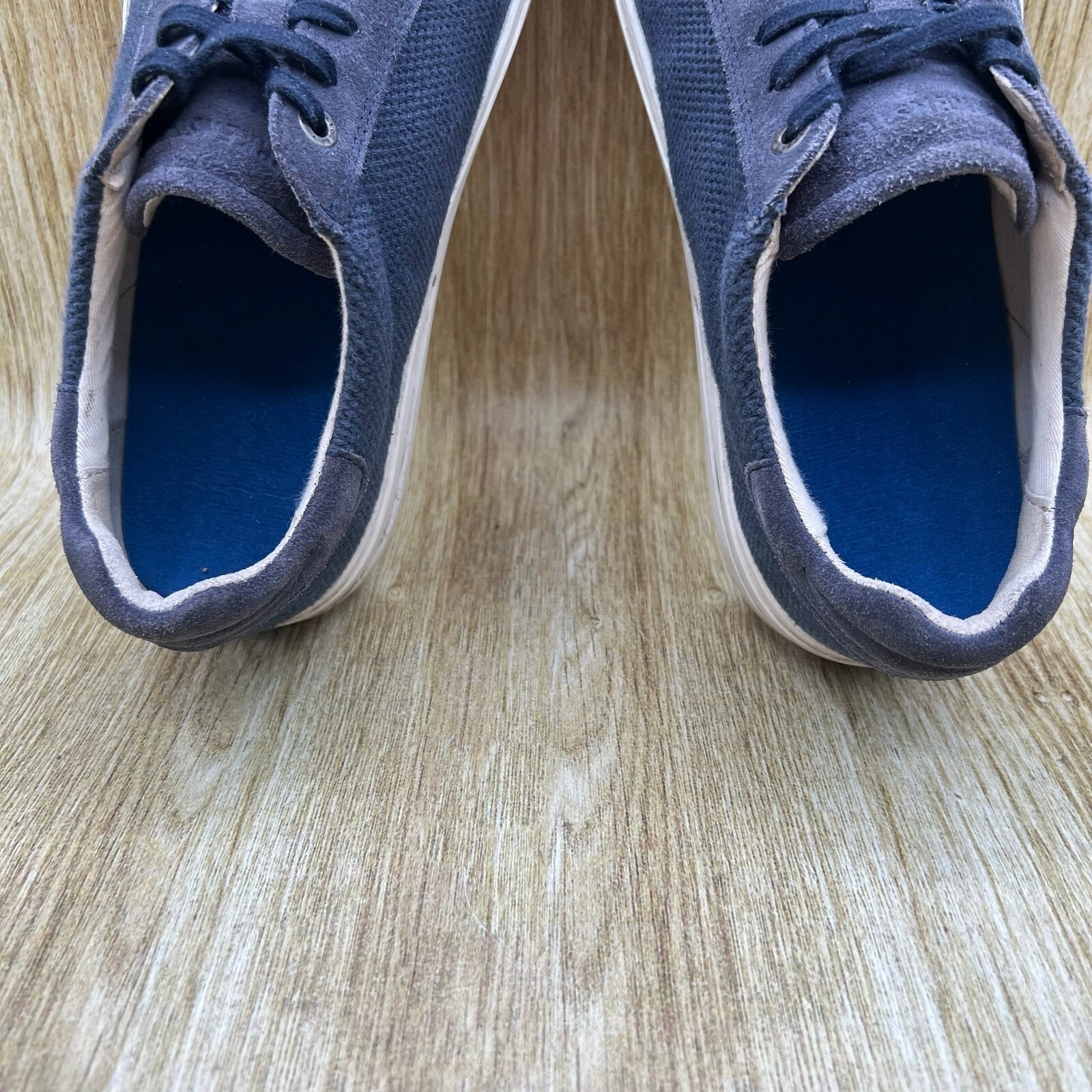 Birkenstock Bend Low Men's Size 9 EU 42 Blue Casual Sneakers Shoes Suede