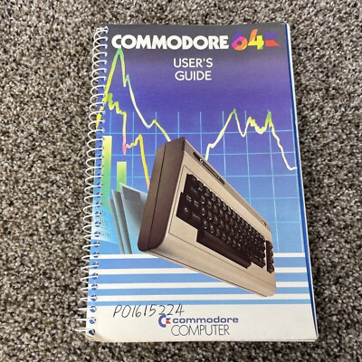 Commodore 64 User's Guide Book - First Edition, 8th Printing - Computer Manual