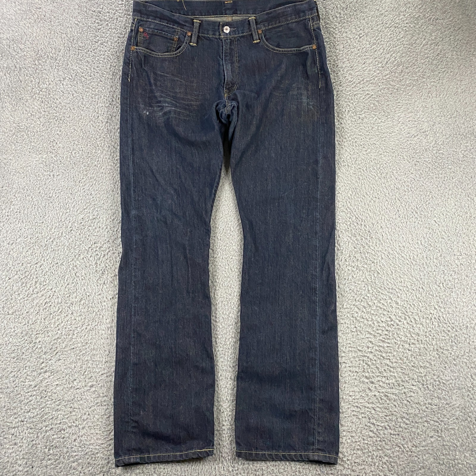 新品未使用 Ralph Lauren 18M Polo Ralph Lauren 018 Jeans Mens 36x32 Slim Fit Straight Leg