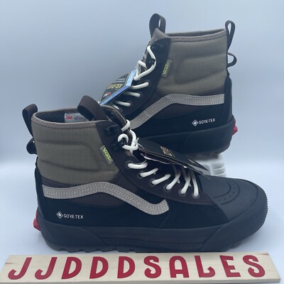 VANS SK8 HI MTE-3 GORE-TEX BROWN BLACK SUPER TOUGH COLD WEATHER MEN S SZ 9.5 NWT