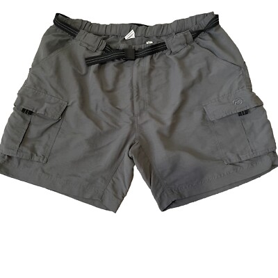 Magellan Cargo Shorts Mens Size 3XL Fish Gear Outdoor Hiking Nylon  Gray