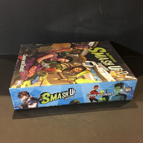 Smash Up Cease & Desist Expansion Set AEG Games Card Game Sci-Fi NEW and SEALED