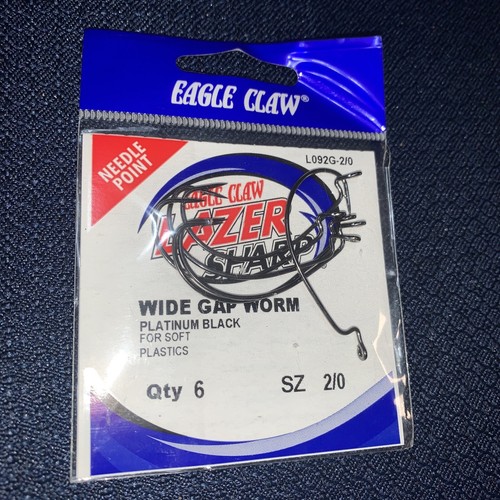 SHARP - ちくわ Eagle Claw Sharp Worm Hook L092G ~ 90° Double Round Bend ST