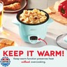 DASH Mini Rice Cooker Steamer with Removable Nonstick Pot, Keep Warm Function and Recipe Guide, .5 Quart, for Soups, Stews, Grains and Oatmeal - Aqua