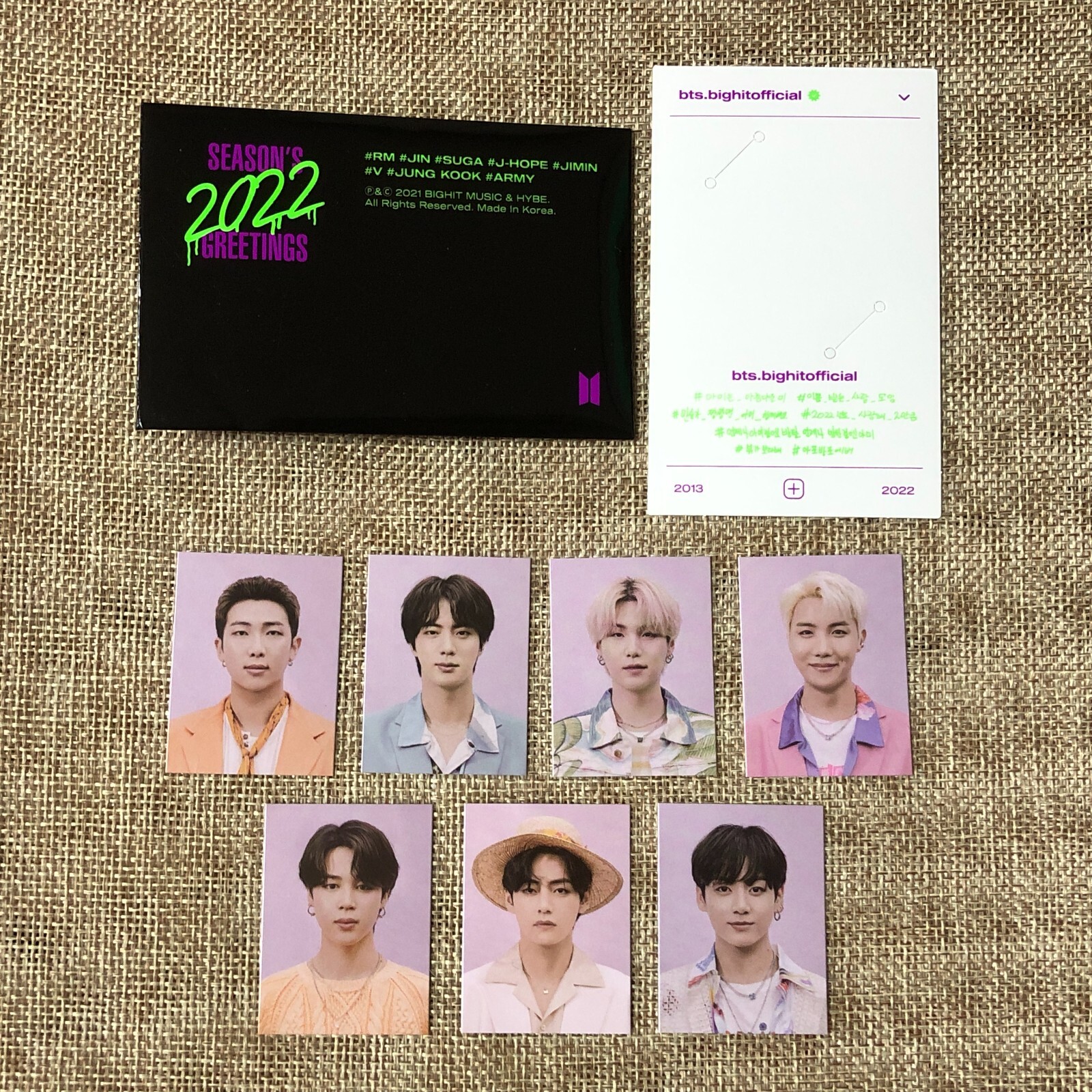 BTS 2022 SEASON’S GREETINGS BTS - SEASONS GREETINGS 2022 – KPOP N' FRIENDS