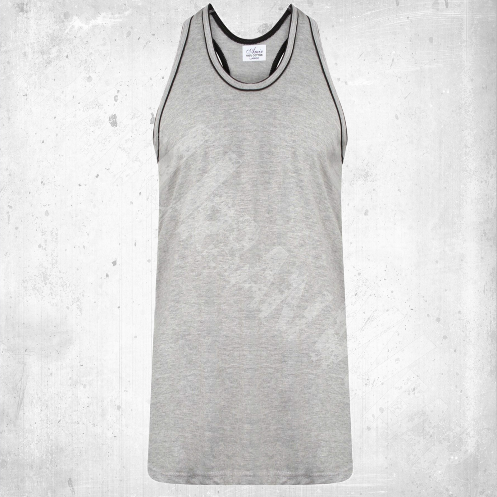 Mens Racerback Muscle Vest Sleeveless Tank Top Gym Weightlifting M to