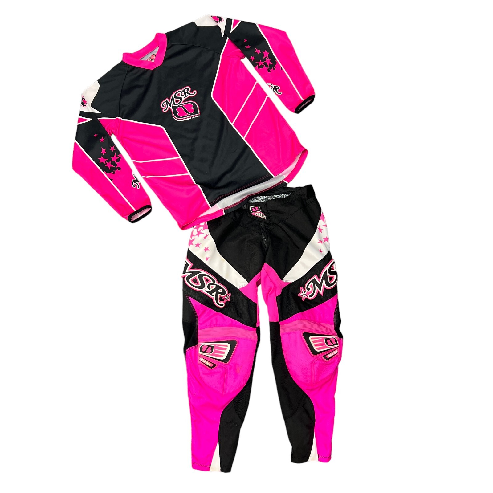MSR Motocross Racing Outfit Youth Girls M (Age 9/10) Shirt Pants Set