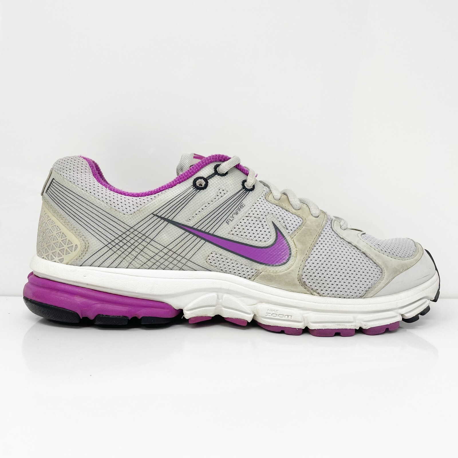 

Nike Womens Zoom Structure Plus 15 472506-051 Серые кроссовки для бега Размер 9.5, Серый, Zoom Structure Plus 15