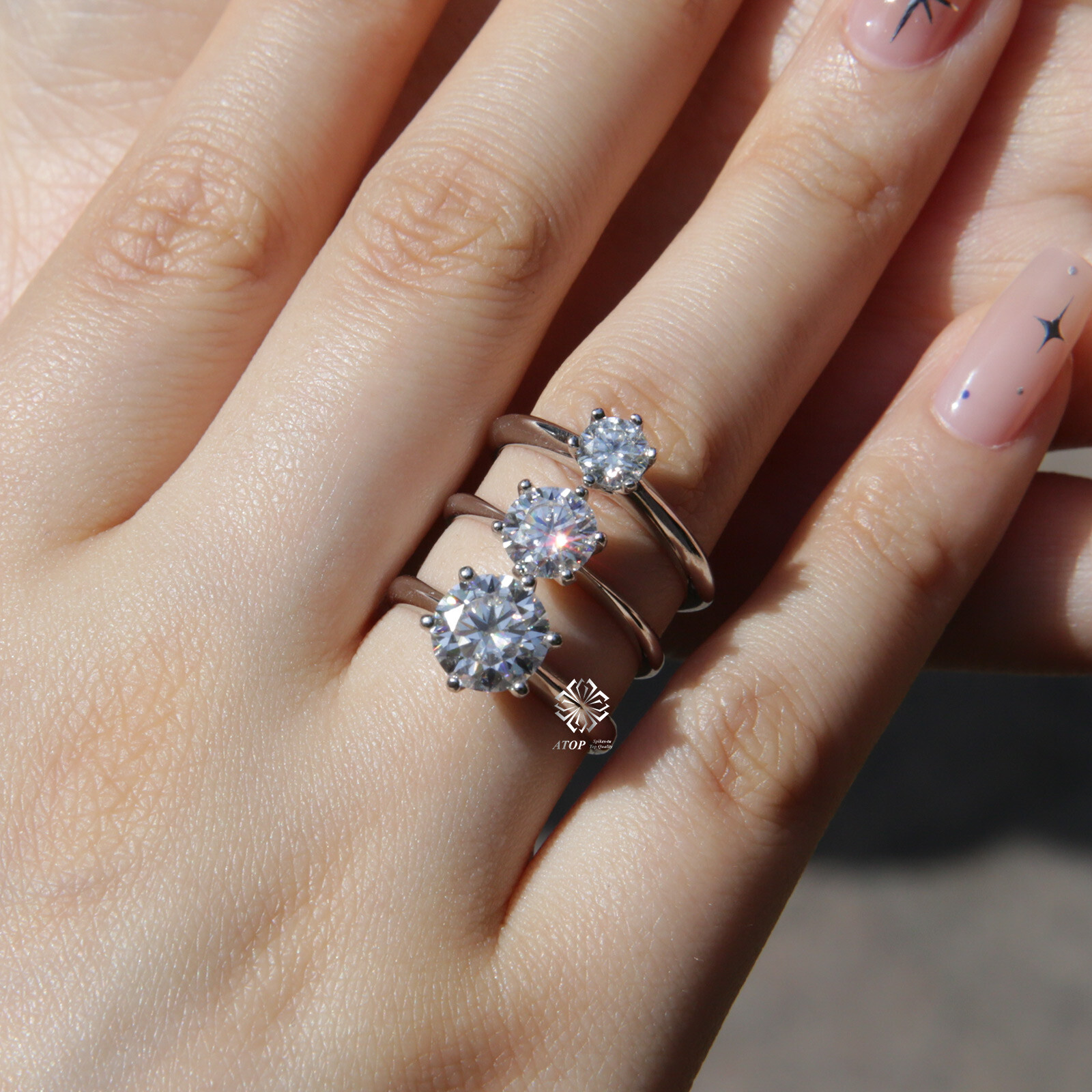 ★TATIANA★ [Silver 925] Moissanite 0.5 carat ring_DR0001 $_57.JPG?set_id=8800005007