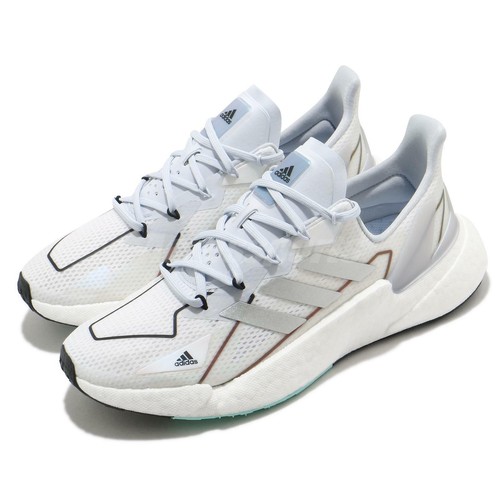 

adidas X9000L4 BOOST White Sliver Blue Мужская повседневная обувь для бега FX8453, Белый, X9000l4 M