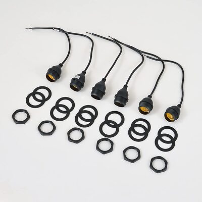 Light Socket with Cord Outdoor Light Socket Wire with Light Socket E26/E27 So...