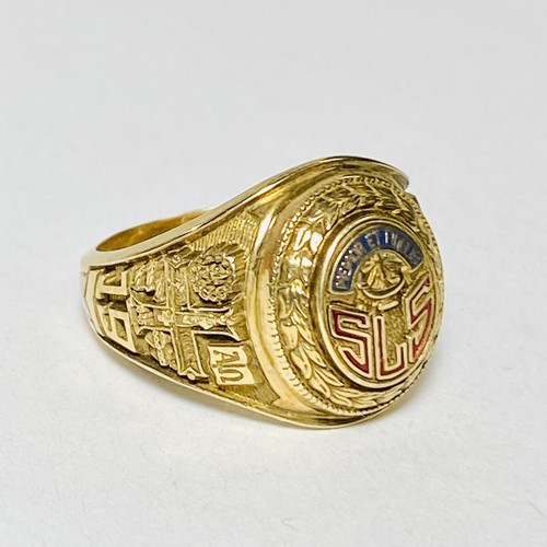 Jostens 1999 Saint Louis School Hawaii 10K Yellow Gold Size