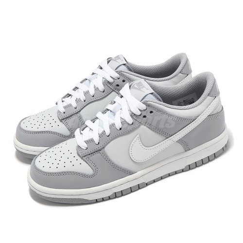 ★人気★【NIKE】★Nike Dunk Low Retro Wolf Grey★24-31cm★ Nike Dunk Low GS Pure Platinum Wolf Grey Kids Youth Casual