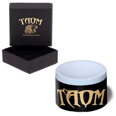 Taom Billiard Pool Cue Premium Chalk 2.0 Blue w/Branded Box
