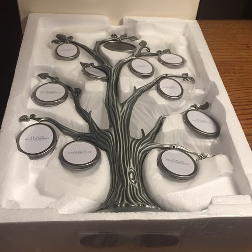 Things Remembered Decorative Family Tree Photo Frames Metallic Clean Look