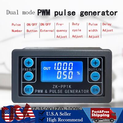 Adjustable PWM Signal Generator Module Pulse Frequency Duty Cycle Square Wave