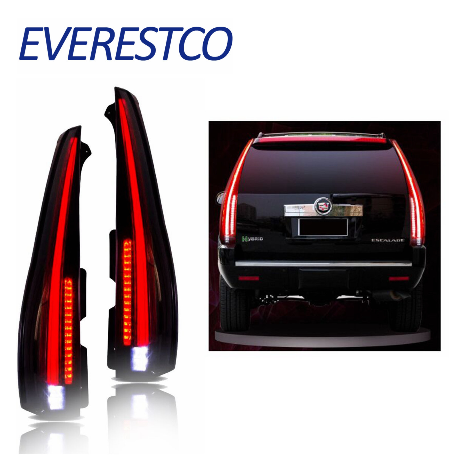 2016 Style LED Tail Light For 20072014 CADILLAC Escalade ESV Smoked