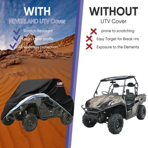 Utility Vehicle Cover For Polaris Ranger 500 570 Storage Outdoor Waterproof Dust