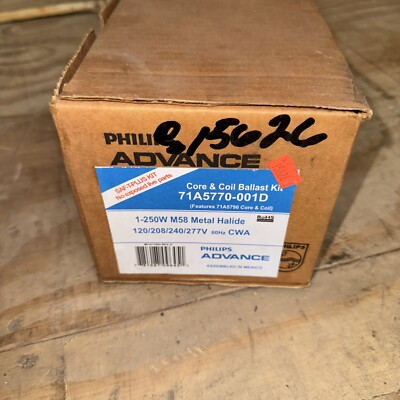 Philips Advance Core & Coil Ballast Kit 71A5750-001D 250 Watt M58 Metal Halide
