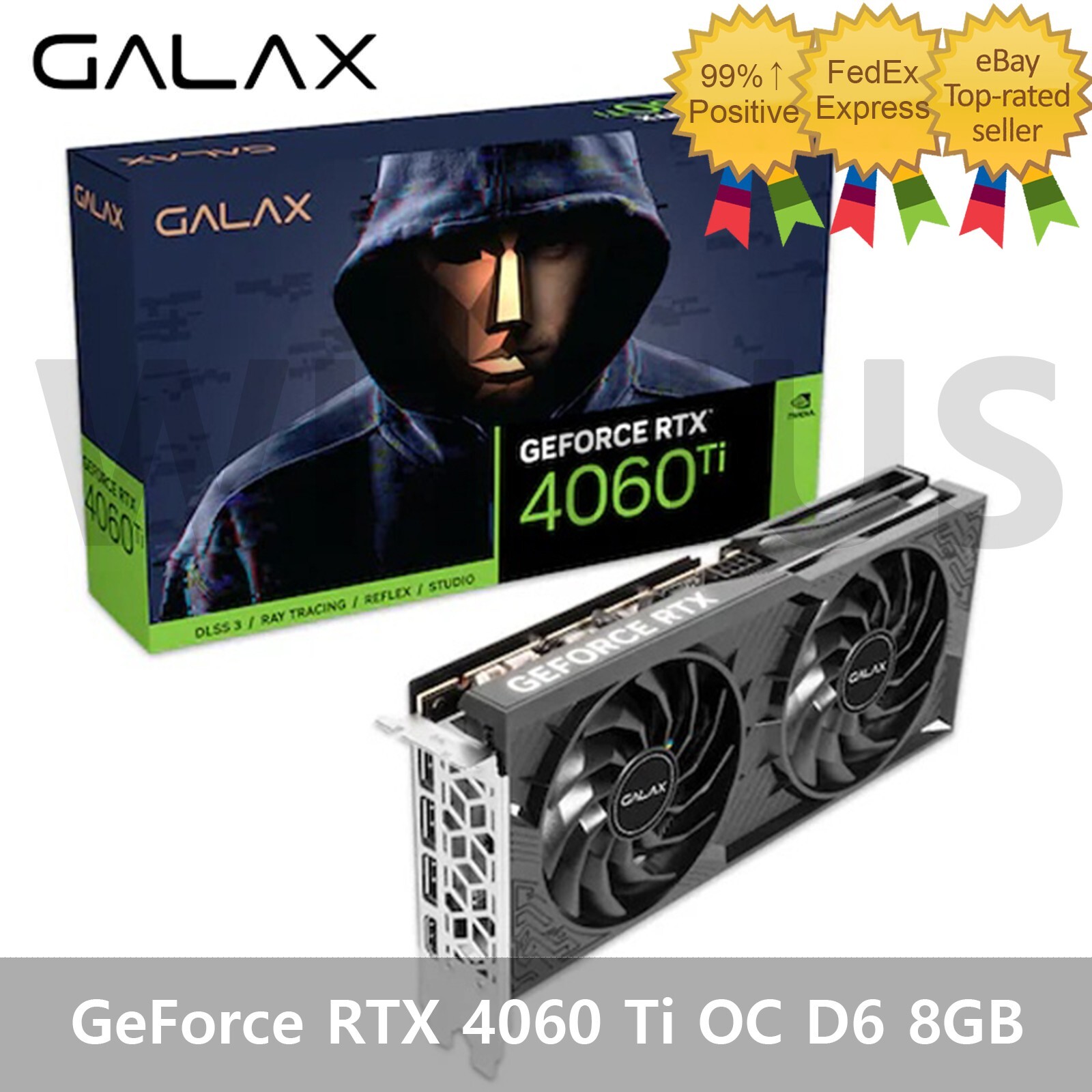 GALAX NVIDIA GeForce RTX 4060 Ti OC D6 8GB Gaming Graphics GALAX NVIDIA GeForce RTX 4060 Ti OC D6 8GB Gaming Graphics