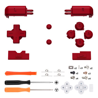 Replacement Full Set Button A B X Y L R D-pad w/ Tools For Nintendo DS Lite NDSL