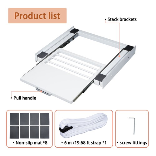 Stacking Kit with Sliding Shelf for Washing Machines & Tumble Dryers Universal