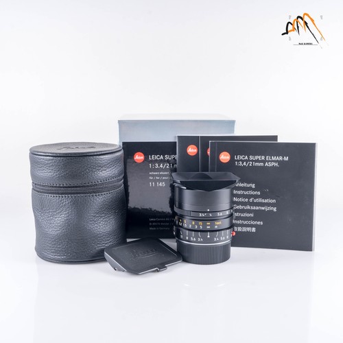 【新品同様】LEICA Super-Elmar M 21mm f/3.4 Leica Super-Elmar-M 21mm F/3.4 ASPH. Lens Black 11145 *BRAND