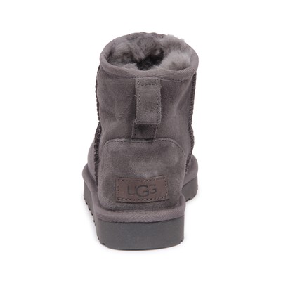 Pre-owned Ugg 2167au Stivale Donna  Classic Mini Woman Boot Grey In Silver