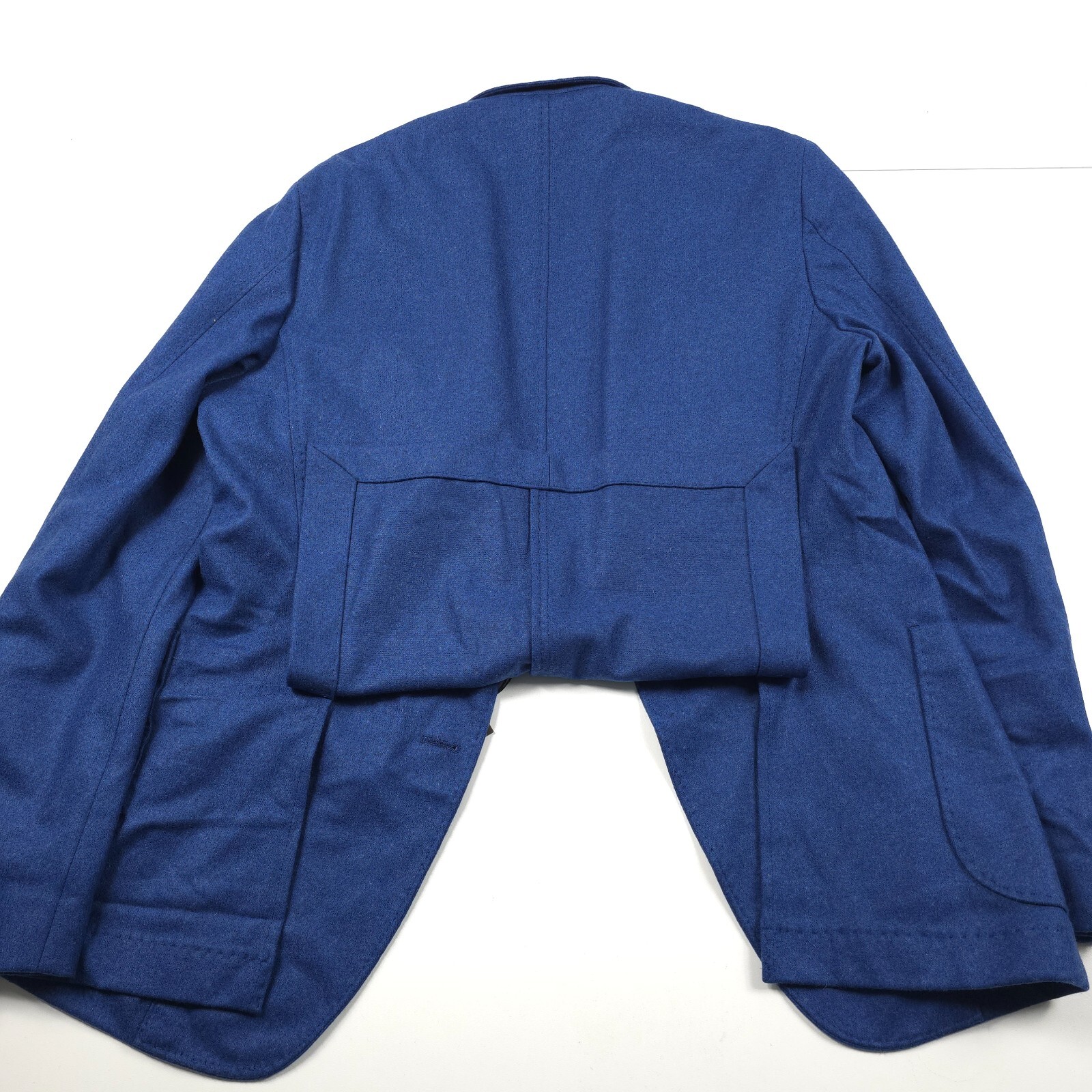 Pre-owned Windsor $1395  Giro J52 Unlined Blue Cashmere Blazer Jacket Mens 42 (eur 52)