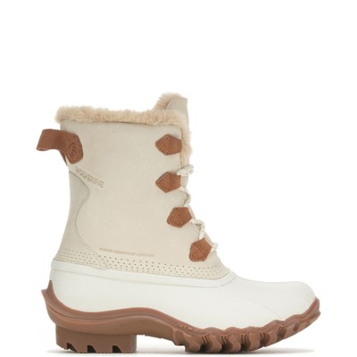 

Ботинки Wolverine Women Torrent Faux-Fur Tall Duck Boot цвета слоновой кости 9 м, Цвет слоновой кости