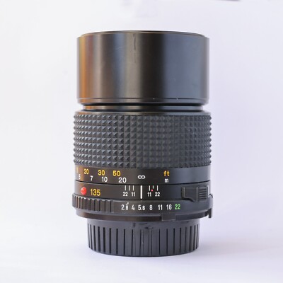Used!!! Minolta New MD 135mm F2.8 Lens!