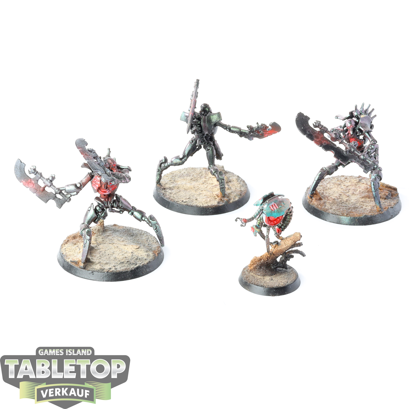 Necrons - 3x Skorpekh Destroyers - bemalt