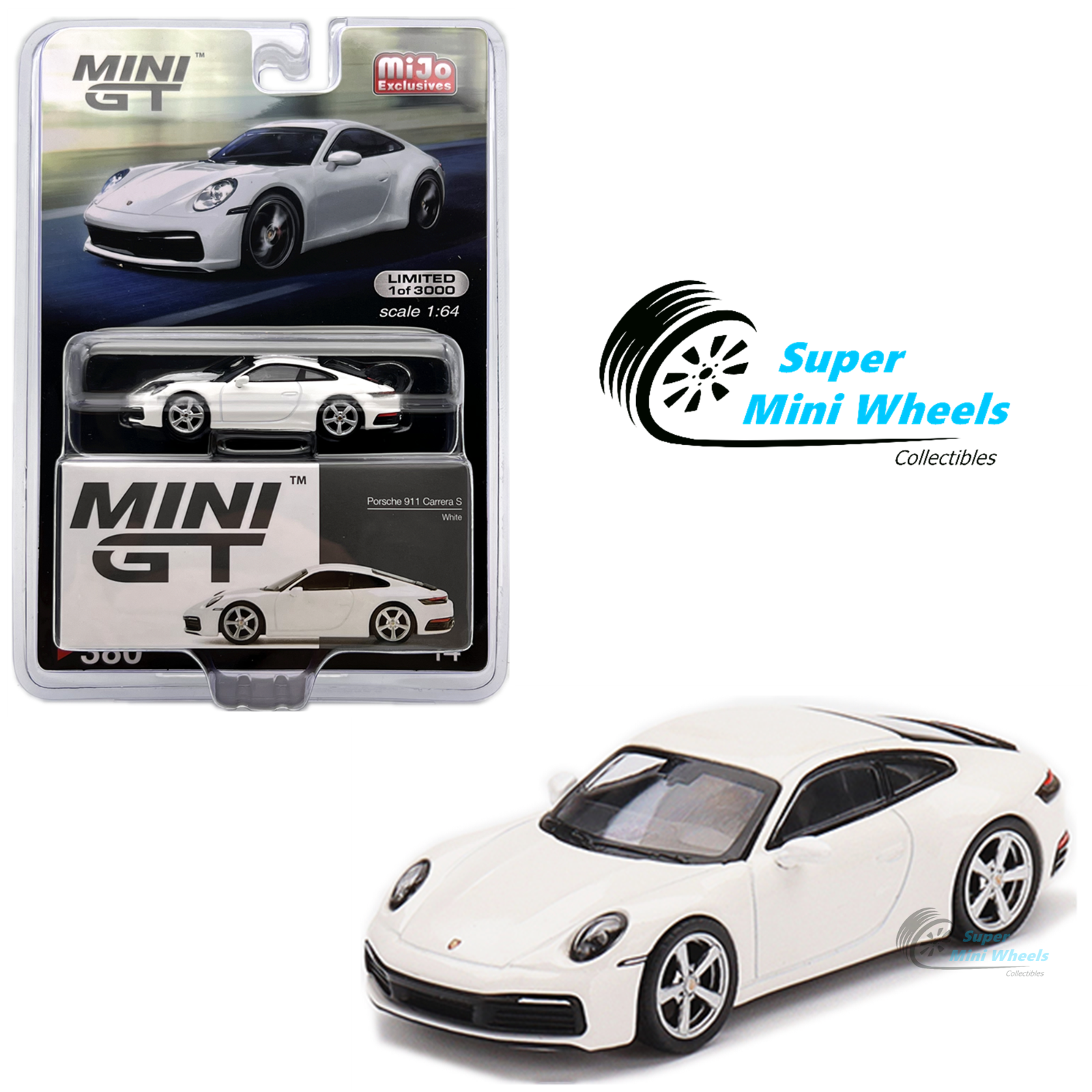 Mini GT 1:64 Porsche 911 (992) Carrera S White #380のeBay公認海外 ...