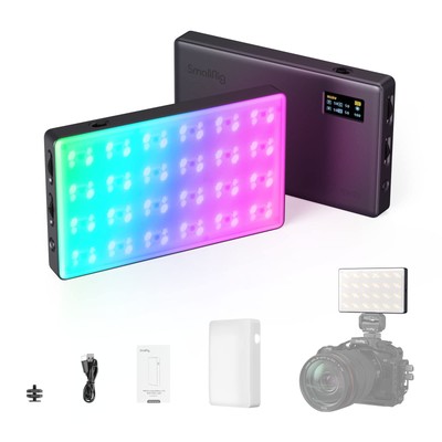 RM120 RGB Video Light Portable Camera Light 5000mAh 7W Output Power 2500-8500K