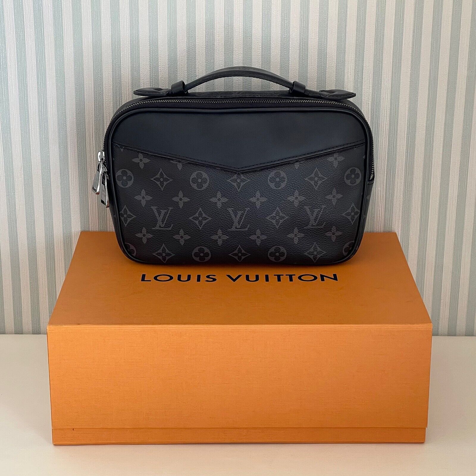 LOUIS VUITTON Monogram Eclipse Handbags Bum Bag M42906 LOUIS VUITTON Monogram Eclipse Handbags Bum Bag M42906