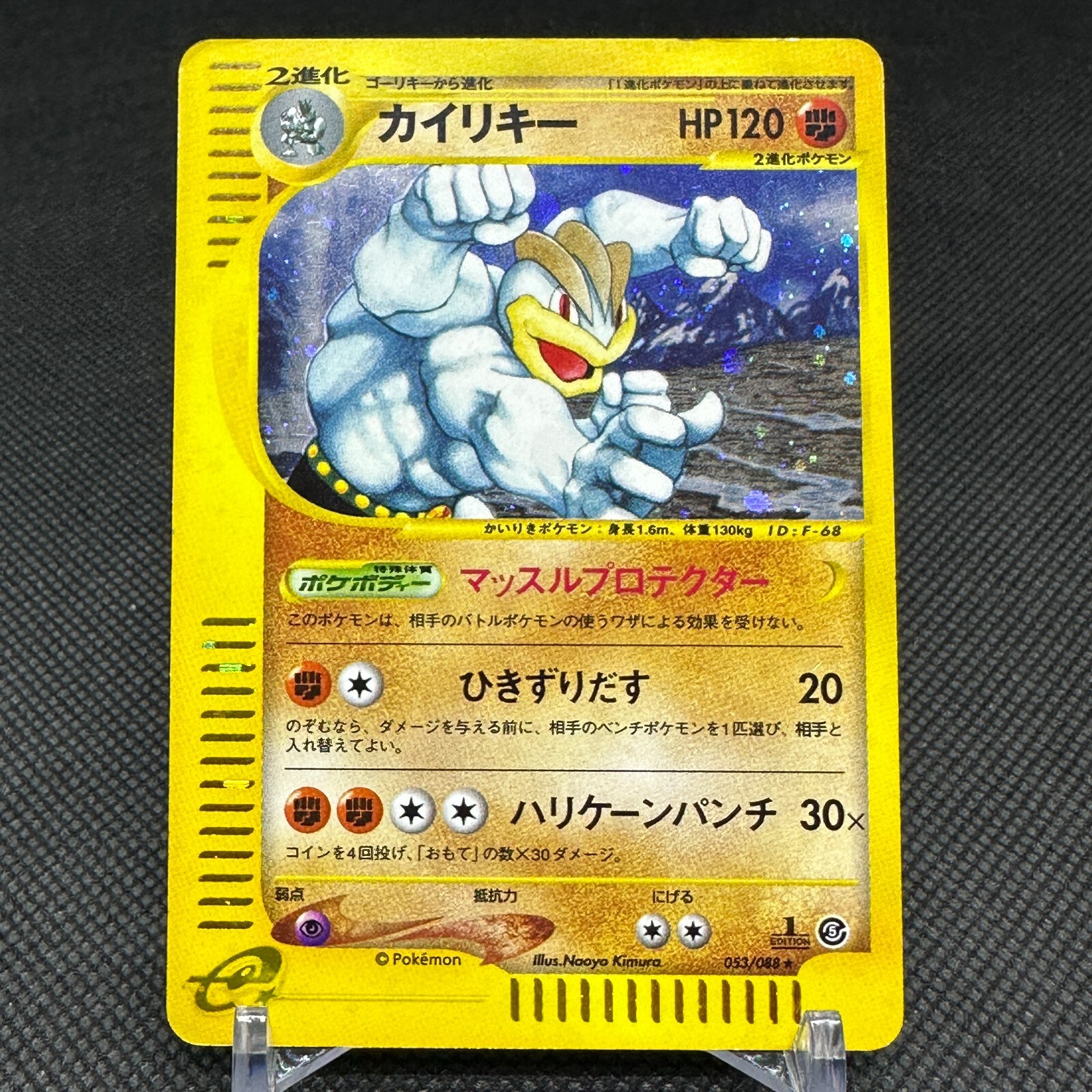 Machamp 053/088 Skyridge Split Earth 1st Edition Japanese