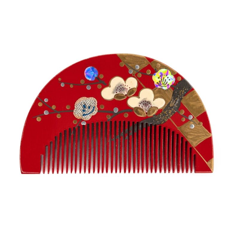 Vintage Japanese Lacquered Wooden Kushi/Tama Kanzashi Hair Vintage Japanese Lacquered Wooden Kushi/Tama Kanzashi Hair